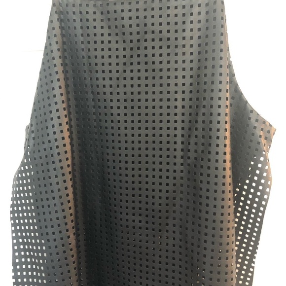 BCBGeneration Laser cut Faux leather long top - Picture 12 of 13